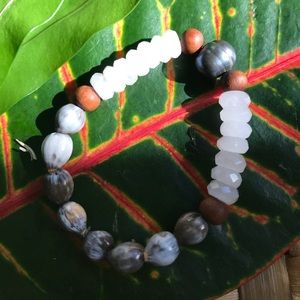 BOHO HAWAII Quartz Crystal/Pearl Natural bracelet